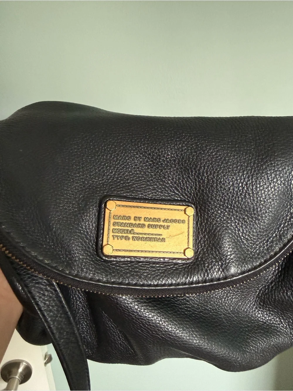 Marc by Marc Jacobs Black Leather Crossbody Bag - Picture 2 of 4